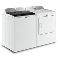 Maytag 5.4 Cu. Ft. Pet Pro Top-Load Washer and 7 Cu. Ft. Gas Dryer - White 