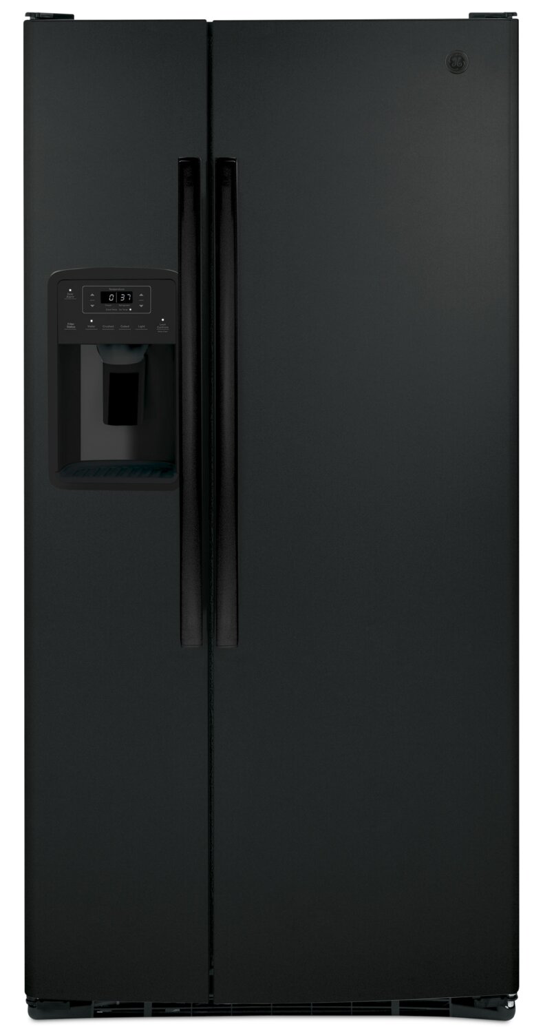 GE 23 Cu. Ft. Side-by-Side Refrigerator - GSS23GGPBB 