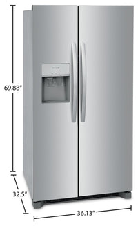 Frigidaire 25.6 Cu. Ft. Side-by-Side Refrigerator - FRSS2623AS 