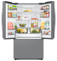 Samsung 36" 27 Cu. Ft. SpaceMax Counter-Depth Refrigerator - Stainless Steel - RF27CG5100SRAA | Réfrigérateur Samsung de 27 pi³ et de 36 po de profondeur comptoir avec technologie SpaceMaxMC - aci…