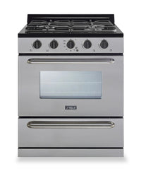 Classic Off-Grid by Unique 30" 3.9 Cu. Ft. Propane Range with Battery Ignition - UGP-30G OF2 S/S  | Cuisinière au gaz propane hors réseau classique Unique de 30 po et de 3,9 pi3 avec allumage à pile - UGP-30G OF2 S/S  | UGP30GSS