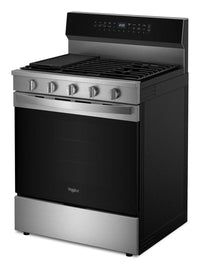 Whirlpool 5 Cu. Ft. Smart Gas Range with Air Fry and Self-Clean - Stainless Steel - WFGS7530RZ | Cuisinière intelligente à gaz Whirlpool de 5 pi³ avec friture à air et autonettoyage - acier inoxydable - WFGS7530RZ | WFGS75RZ