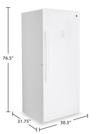 GE 21.3 Cu. Ft. Frost-Free Upright Freezer - White - FUF21SMRWW | Congélateur vertical GE sans givre de 21,3 pi³ - blanc - FUF21SMRWW | FUF21SWW