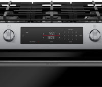 Bosch 30" 5.8 Cu. Ft. 100 Series Gas Range with Rapid Preheat and Air Fry - Stainless Steel - HGF1050MUC | Cuisinière à gaz Bosch série 100 de 5,8 pi3 et de 30 po avec préchauffage rapide et friture à air - acier inoxydable - HGF1050MUC | HGF105MC