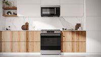 Bosch 30" 5.8 Cu. Ft. 100 Series Gas Range with Rapid Preheat and Air Fry - Stainless Steel - HGF1050MUC | Cuisinière à gaz Bosch série 100 de 5,8 pi3 et de 30 po avec préchauffage rapide et friture à air - acier inoxydable - HGF1050MUC | HGF105MC