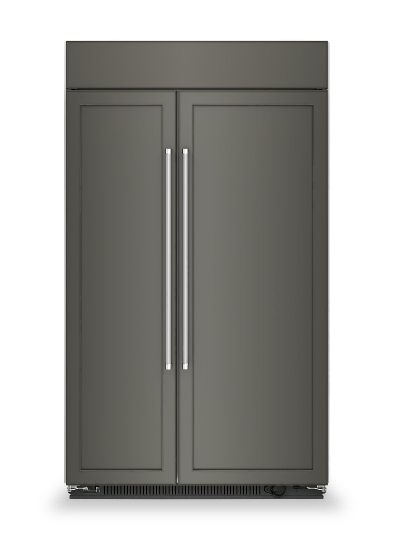 KitchenAid 48" 30 Cu. Ft. Side-by-Side Refrigerator - Panel Ready - KBSN708MPA | Réfrigérateur KitchenAid de 30 pi³ et de 48 po à compartiments juxtaposés - panneau personnalisable …