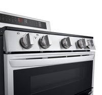 LG 7.3 Cu. Ft. Smart Double Oven Electric Range with ProBake Convection® - Stainless Steel - LDEL7324SE | Cuisinière intelligente électrique LG à four double de 7,3 pi3 avec convection ProBake ConvectionMD - acier inoxydable - LDEL7324SE | LDEL7324