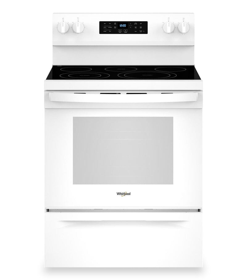 Whirlpool 5.3 Cu. Ft. Electric Range with No Preheat Air Fry - White - YWFES5030RW | Cuisinière électrique Whirlpool de 5,3 pi3 avec friture à air sans préchauffage - blanche - YWFES5030RW | YWFES5RW