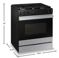 Samsung 6 Cu. Ft. Smart Gas Slide In Range with Air Fry and Air Sous Vide - Stainless Steel - NSG6DG… | Cuisinière intelligente à gaz encastrée Samsung de 6 pi³ avec friture à air et Air Sous Vide - acier…