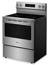 Maytag 30" 5.3 Cu. Ft. Electric Range with No Preheat Air Fry - Stainless Steel - YMFES6030RZ | Cuisinière électrique Maytag de 5,3 pi3 et de 30 po avec friture à air sans préchauffage - acier inoxydable - YMFES6030RZ | YMFES6RZ