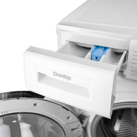 Danby 2.2 Cu. Ft. Stackable Compact Front-Load Washer with Steam - White - DWM022D3WDB | Laveuse à chargement frontal compacte et superposable Danby de 2,2 pi³ avec vapeur - blanche - DWM022D3WDB | DWM022DB