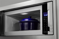 KitchenAid 1.1 Cu. Ft. Built-In Low Profile Microwave and Slim Trim Kit - YKMBT5011KS 