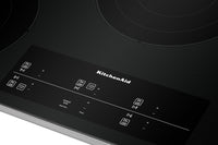 KitchenAid 36" Electric Cooktop with Touch-Activated Controls - KCES956KSS 