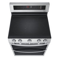 LG 7.3 Cu. Ft. Smart Double Oven Electric Range with ProBake Convection® - Stainless Steel - LDEL7324SE | Cuisinière intelligente électrique LG à four double de 7,3 pi3 avec convection ProBake ConvectionMD - acier inoxydable - LDEL7324SE | LDEL7324