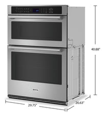 Maytag 6.4 Cu. Ft. Combination Wall Oven with Air Fry and Basket - MOEC6030LZ 