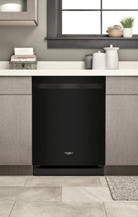 Whirlpool 24" 44 dBA Built-In Top-Control Dishwasher - Black - WDT550SAPB | Lave-vaisselle encastré Whirlpool de 24 po et de 44 dBA avec commandes sur le dessus - noir - WDT550…