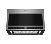 Maytag 1.1 Cu. Ft. Flush Mount Over-the-Range Microwave-Toaster Oven - Stainless Steel - YMMMF8030PZ | Four grille-pain et à micro-ondes à hotte intégrée Maytag de 1,1 pi3 à installation affleurée - acier inoxydable - YMMMF8030PZ | YMMMF80Z