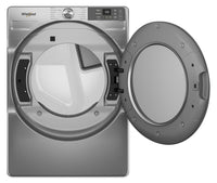 Whirlpool 7.4 Cu. Ft. Smart Electric Dryer with Wrinkle Shield™ - Radiant Silver - YWED5720RR | Sécheuse électrique intelligente Whirlpool de 7,4 pi³ avec Wrinkle ShieldMC - argenté radieux - YWED5720RR | YWED572R