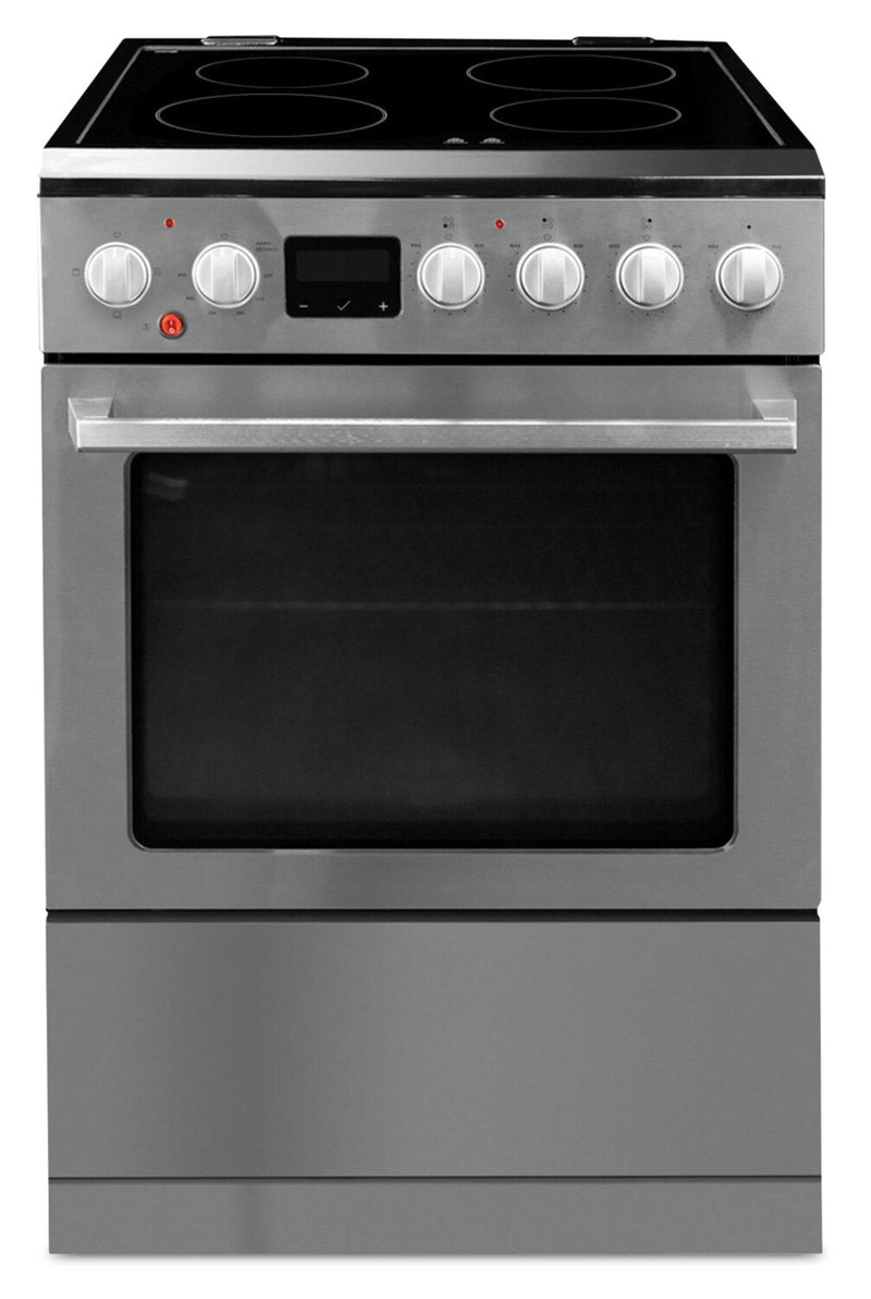 Danby 24" 2.5 Cu. Ft. Electric Range with TruAirFry - Stainless Steel - DRCA240BSSC | Cuisinière électrique Danby de 2,5 pi3 et de 24 po avec TruAirFry - acier inoxydable - DRCA240BSSC | DRCA24SC