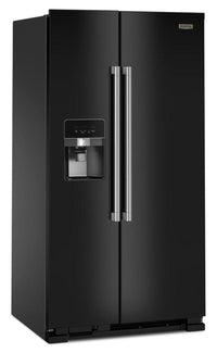 Maytag 36" 25 Cu. Ft. Side-by-Side Refrigerator - Black - MRSF4036PB | Réfrigérateur Maytag de 25 pi³ et de 36 po à compartiments juxtaposés - noir - MRSF4036PB | MRSF40PB