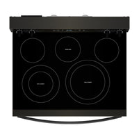 Whirlpool 5.3 Cu. Ft. Electric Range with No Preheat Air Fry - Black Stainless Steel - YWFES5030RV  | Cuisinière électrique Whirlpool de 5,3 pi3 avec friture à air sans préchauffage - acier inoxydable noir - YWFES5030RV  | YWFES5RV