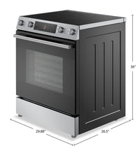 Bosch 30" 5.8 Cu. Ft. 100 Series Electric Range with Rapid Preheat and Air Fry - Stainless Steel - HEF1050MC | Cuisinière électrique Bosch série 100 de 5,8 pi3 et de 30 po avec préchauffage rapide et friture à air - acier inoxydable - HEF1050MC | HEF105MC