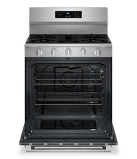 Maytag 5 Cu. Ft. Convection Gas Range with No Preheat Air Fry - Stainless Steel - MFGS6030RZ | Cuisinière à gaz Maytag de 5 pi3 à convection avec friture à air sans préchauffage - acier inoxydable - MFGS6030RZ | MFGS60RZ