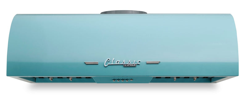 Classic Retro by Unique 36" 700 CFM Under-Cabinet Range Hood - Ocean Mist Turquoise - UGP-36CR RH T | Hotte de cuisinière sous l’armoire Classic Rétro par Unique de 36 po et de 700 pi3/min - turquoise brume marine - UGP-36CR RH T | U36CRRHT