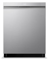 LG 24" 46 dBA Built-In Top-Control Smart Dishwasher with QuadWash®Pro  - Smudge Proof Stainless Stee… | Lave-vaisselle intelligent encastré LG à 46 dBA de 24 po avec commandes sur le dessus et QuadWashMC …