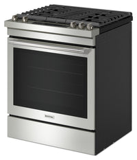 Maytag 5.8 Cu. Ft. Gas Range with Air Fry and AquaLift® - Fingerprint Resistant Stainless Steel - MG… | Cuisinière à gaz Maytag de 5,8 pi³ avec friture à air et technologie AquaLiftMD - acier inoxydable r…