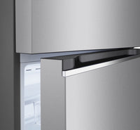 LG 24" 11 Cu. Ft. Top-Mount Refrigerator - Platinum Silver - LT11C2000V | Réfrigérateur LG de 11 pi³ et de 24 po à congélateur supérieur - argenté platine- LT11C2000V