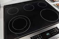 Maytag 6.4 Cu. Ft. Electric Range with Air Fry and AquaLift® - Fingerprint Resistant Stainless Steel… | Cuisinière électrique Maytag de 6,4 pi³ avec friture à air et technologie AquaLiftMD - acier inoxyda…