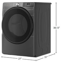 Whirlpool 7.4 Cu. Ft. Smart Electric Dryer with Wrinkle Shield™ - Volcano Black - YWED5720RU | Sécheuse électrique intelligente Whirlpool de 7,4 pi³ avec Wrinkle ShieldMC - noir volcan - YWED5720RU | YWED572U