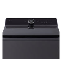 LG 6.3 Cu. Ft. Smart Top-Load High-Efficiency Washer - Black Steel - WT8600CB | Laveuse intelligente haute efficacité LG à chargement par le haut de 6,3 pi³ - acier noir - WT8600CB