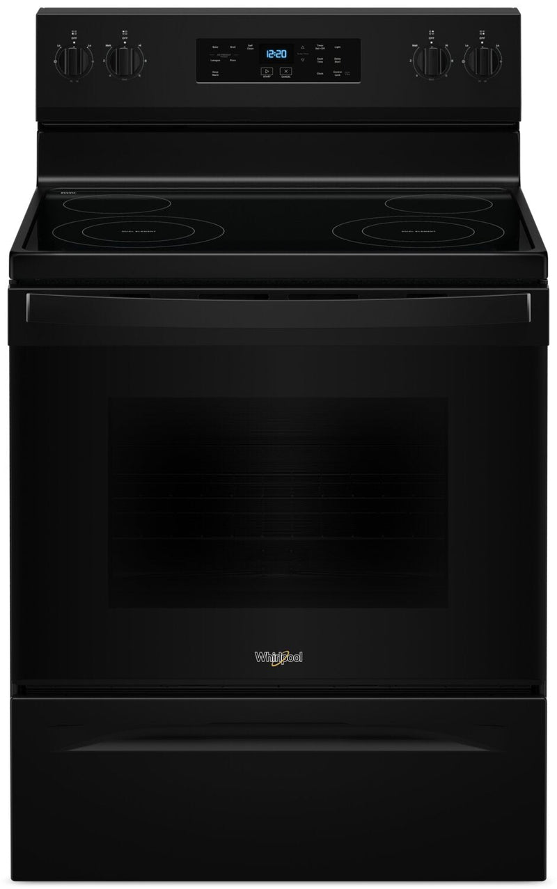 Whirlpool 5.3 Cu. Ft. Electric Range with Self-Clean - Black - YWFES3530RB | Cuisinière électrique Whirlpool de 5,3 pi³ avec autonettoyage - noire - YWFES3530RB