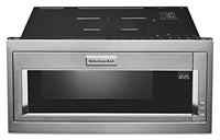 KitchenAid 1.1 Cu. Ft. Built-In Low Profile Microwave and Slim Trim Kit - YKMBT5011KS 