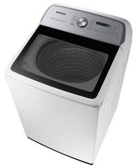 Samsung 6 Cu. Ft. Smart Top-Load Washer with Super Speed Wash - White - WA52DG5500AWUS | Laveuse intelligente Samsung à chargement par le haut de 6 pi3 avec lavage Super Speed - blanche - WA52DG5500AWUS | WA52DG55