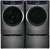 Electrolux 5.2 Cu. Ft. Front-Load Washer and 8 Cu. Ft. Electric Dryer - Titanium 