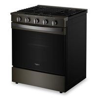 Whirlpool 5 Cu. Ft. Gas Range with Air Fry and WipeClean™ Coating - Black Stainless Steel - WSGS7530RV | Cuisinière à gaz Whirlpool de 5 pi3 avec friture à air et revêtement WipeCleanMC - acier inoxydable noir - WSGS7530RV | WSGS753V