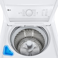 LG 4.8 Cu. Ft. Top-Load High-Efficiency Washer - White - WT6105CW | Laveuse haute efficacité LG à chargement par le haut de 4,8 pi³ - blanche - WT6105CW