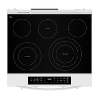 Whirlpool 5.3 Cu. Ft. Electric Range with Air Fry and WipeClean™ Coating - White - YWSES7530RW | Cuisinière électrique Whirlpool de 5,3 pi3 avec friture à air et revêtement WipeCleanMC - blanc - YWSES7530RW | YWSES75W