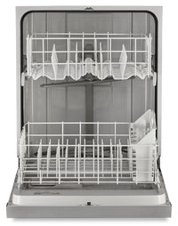 Whirlpool 24" 57 dBA Built-In Front-Control Dishwasher - Stainless Steel - WDF341PAPM | Lave-vaisselle encastré Whirlpool de 24 po et de 57 dBA avec commandes à l’avant - acier inoxydable …