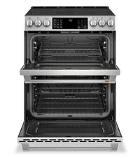 Cafe 6.7 Cu. Ft. Smart Electric Range with True European Convection - Stainless Steel - CCES750P2MS1 | Cuisinière intelligente électrique Café de 6,7 pi³ avec convection européenne véritable - acier inox…