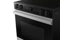 Samsung 6.3 Cu. Ft. Smart Electric Slide In Range with Air Fry and Air Sous Vide - Stainless Steel -… | Cuisinière intelligente électrique encastrée Samsung de 6,3 pi³ avec friture à air et Air Sous Vide …