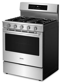 Maytag 5 Cu. Ft. Smart True Convection Gas Range with Grill Mode - Stainless Steel - MFGS8030RZ | Cuisinière intelligente à gaz Maytag de 5 pi³ à convection véritable avec mode gril - acier inoxydable - MFGS8030RZ | MFGS80RZ