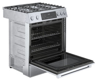 Bosch 800 Series 4.6 Cu. Ft. Dual Fuel Range with Warming Drawer - HDI8056C 