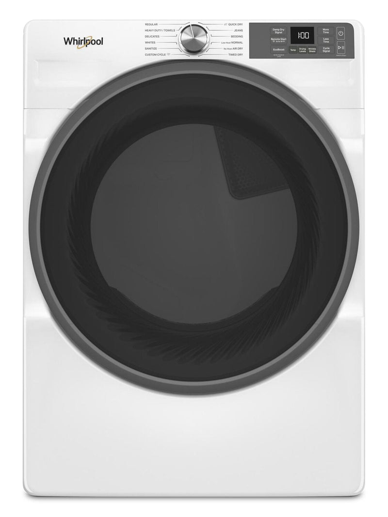 Whirlpool 7.4 Cu. Ft. Smart Electric Dryer with Wrinkle Shield™ - White - YWED5720RW | Sécheuse électrique intelligente Whirlpool de 7,4 pi³ avec Wrinkle ShieldMC - blanche - YWED5720RW | YWED572W