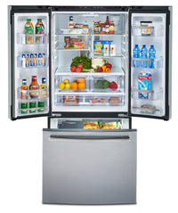 GE Profile 20.8 Cu. Ft. Fingerprint-Resistant French-Door Refrigerator - PNE21NYRKFS 