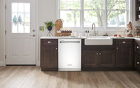 KitchenAid 39 dB Top-Control Dishwasher with Third Level - KDTE204KWH - Dishwasher in White 