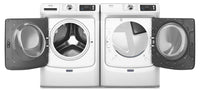 Maytag 5.8 Cu. Ft. Pet Pro Smart Front-Load Washer and 7.4 Cu. Ft. Gas Dryer - White | Laveuse intelligente à chargement frontal Pet Pro de 5,8 pi3 et sécheuse à gaz de 7,4 pi3 de Maytag – blanches | MAFL702Z